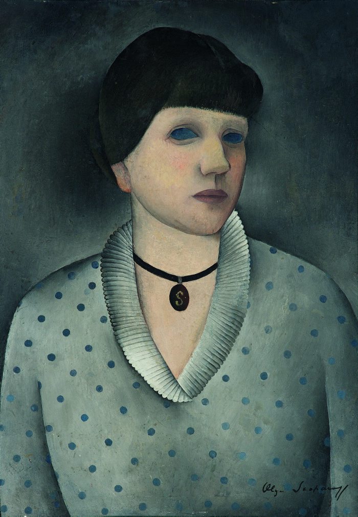 Autoretrat del medalló Olga Sacharoff